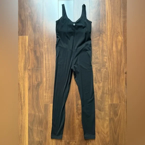 🍋HP!!🍋 Lululemon Align Bodysuit 25” / Black / Size 2 / NEW WITHOUT TAGS! - Picture 8 of 13
